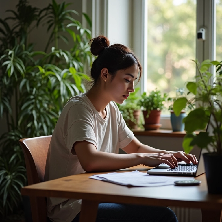 Cálculo da margem de lucro de um serviço.