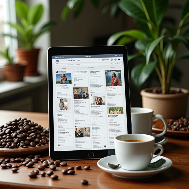 Calendário de conteúdo de redes sociais atualizado.