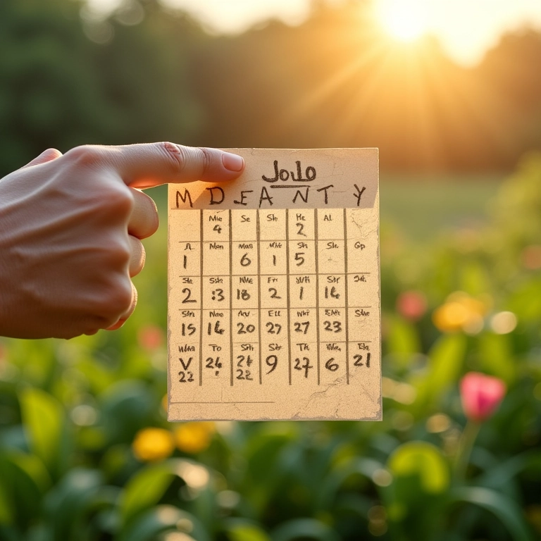 Calendário marcando a melhor época para plantar jiló.