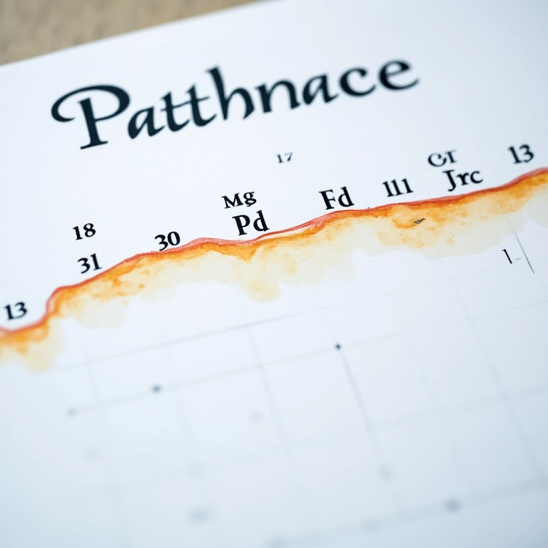 Calendário mostrando longo período, representando tempo para obter patente.