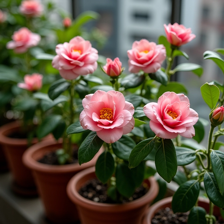 Camélias em vasos: uma opção versátil para decorar.