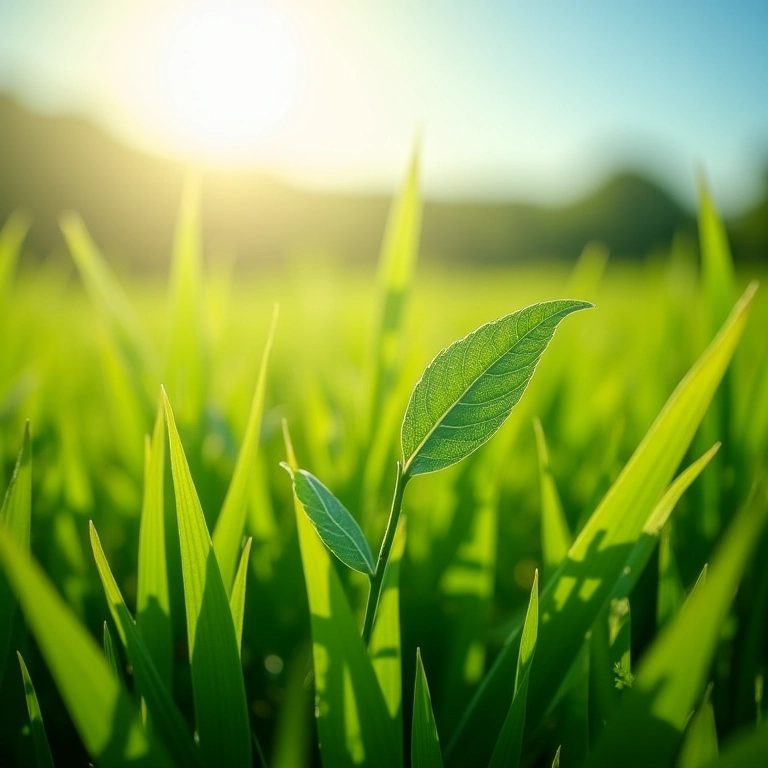 Campo verde representando investimentos LCI e LCA com símbolo de isenção de imposto.