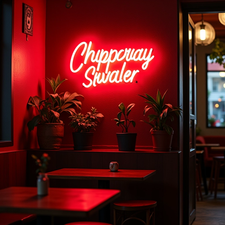 Cantinho instagramável em choperia.