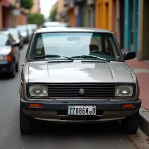 Carros Que Saíram de Linha: Vale a Pena Comprar Um? Carro antigo brasileiro estacionado na rua, representando veículos fora de linha.