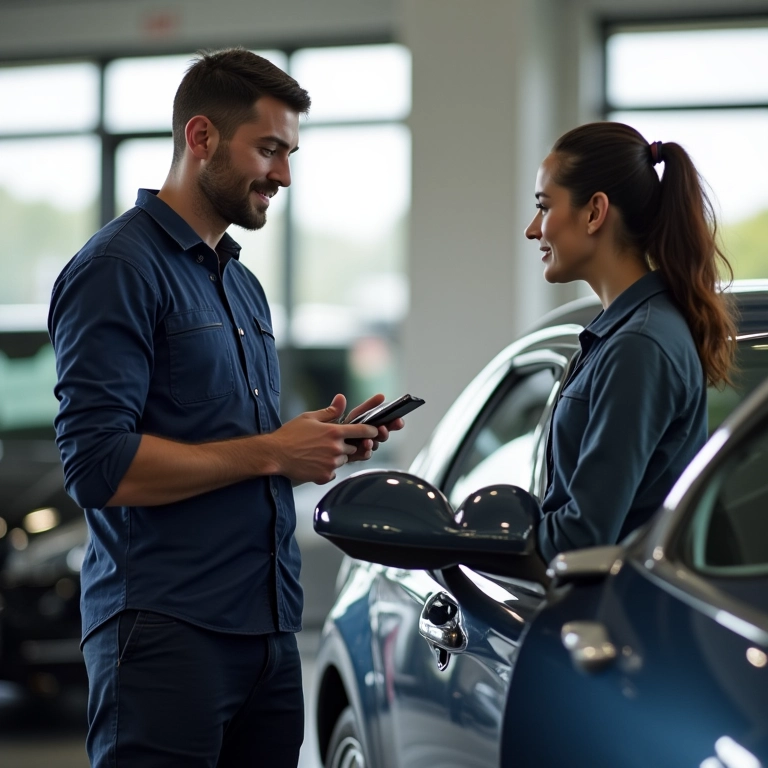 Carro novo na primeira revisão.