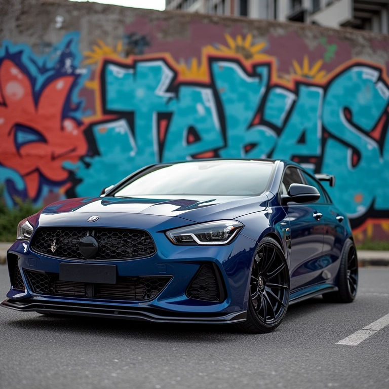 Carro rebaixado com suspensão Tebão Suspensões em São Paulo.