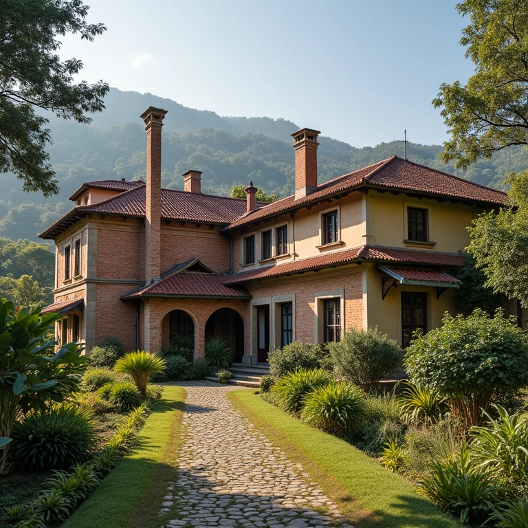 Casas de pau a pique em Minas Gerais, com arquitetura histórica.