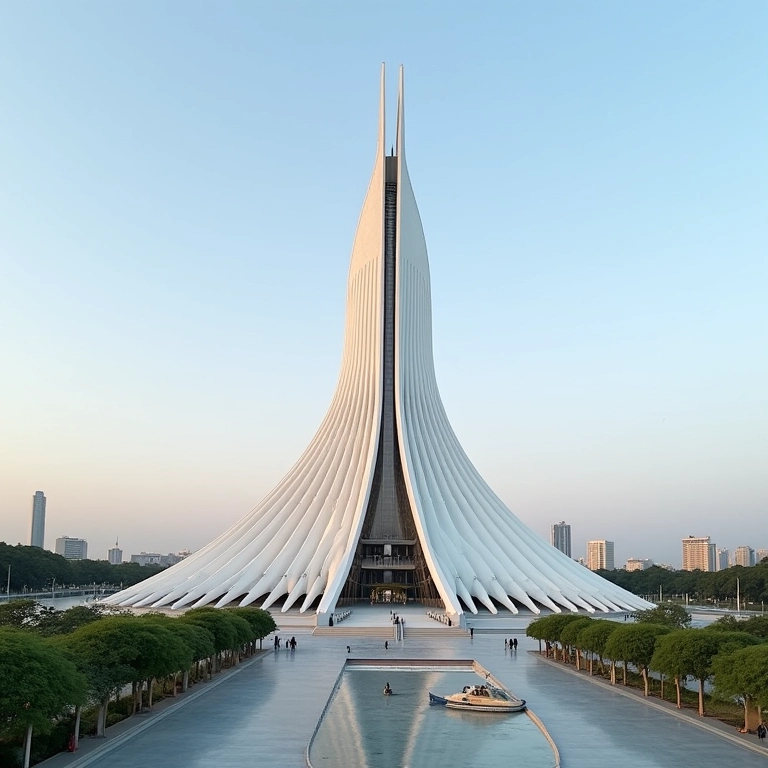 Catedral e Congresso Nacional, obras de Oscar Niemeyer em Brasília.