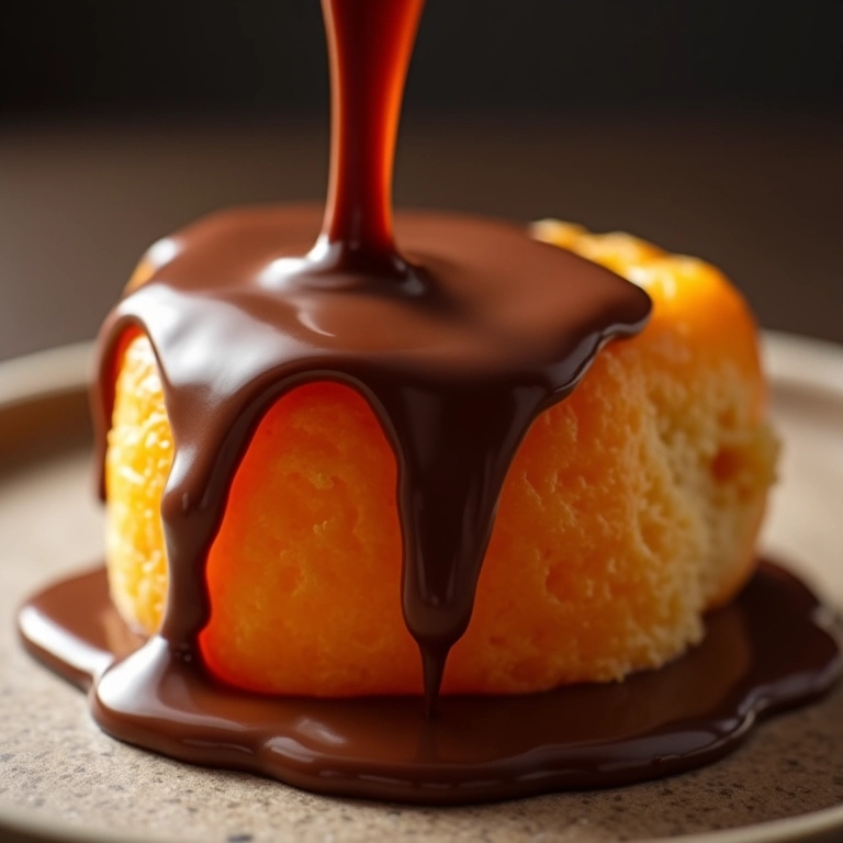 Cobertura de chocolate irresistível no pão de mel.