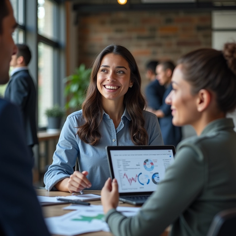 Colaboradora se adaptando rapidamente ao sistema da empresa.