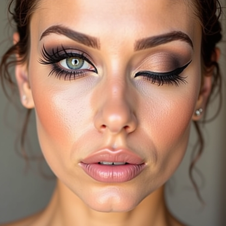 Como esfumar o lápis de olho.