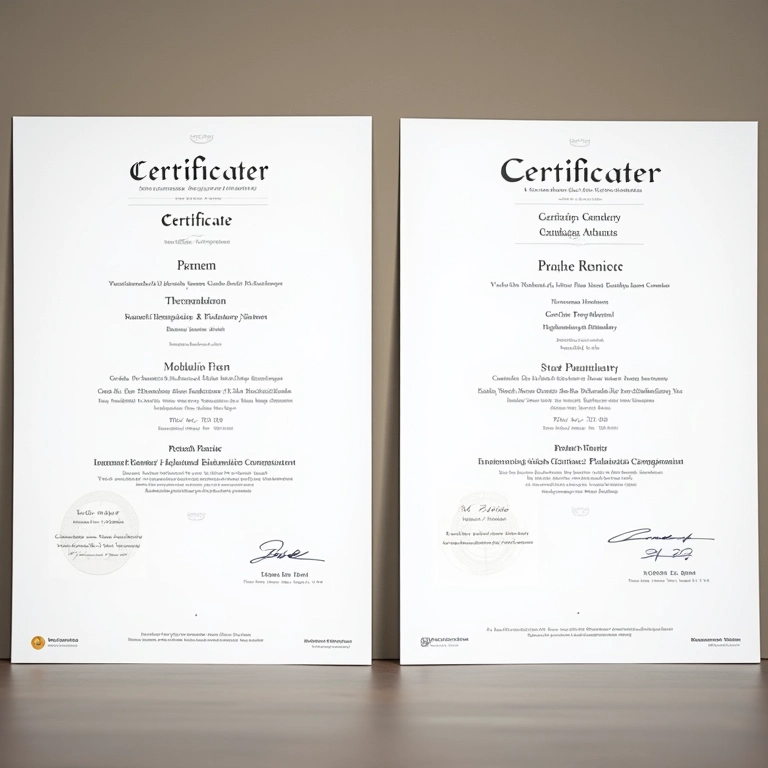 Comparação entre certificado de patente e registro de marca.