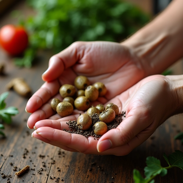 Comparação entre sementes e estacas para propagação de hortaliças.