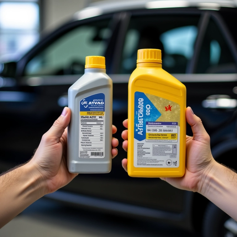 Comparativo de óleos com diferentes normas API e ACEA.