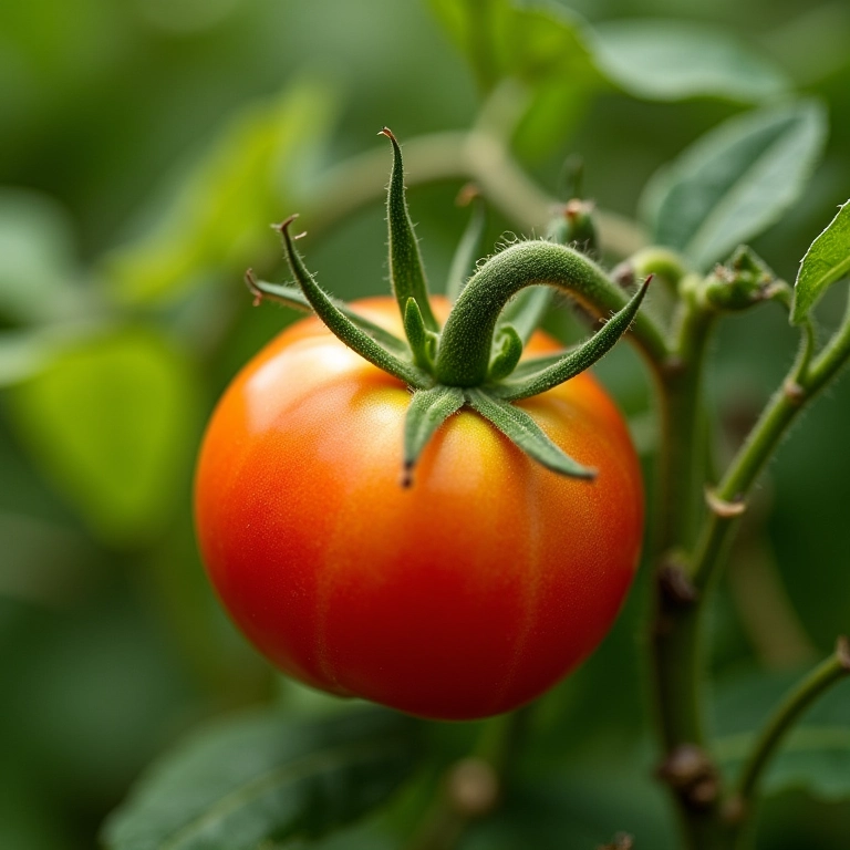 Comparativo de plantas de tomate: com e sem eletrocultura.