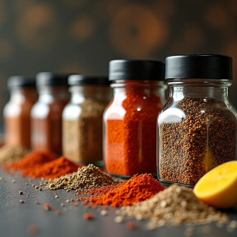 Comparativo de temperos prontos e especiarias.
