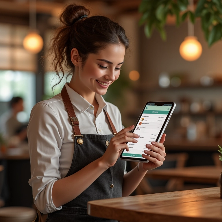 Confeiteira abrindo conta bancária para MEI.