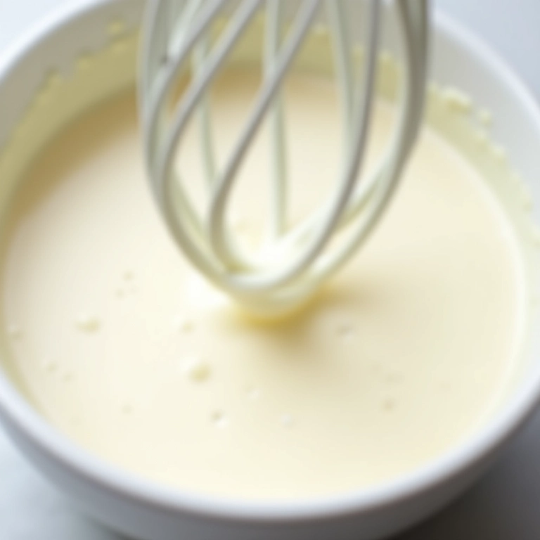 Consistência perfeita do molho de iogurte.