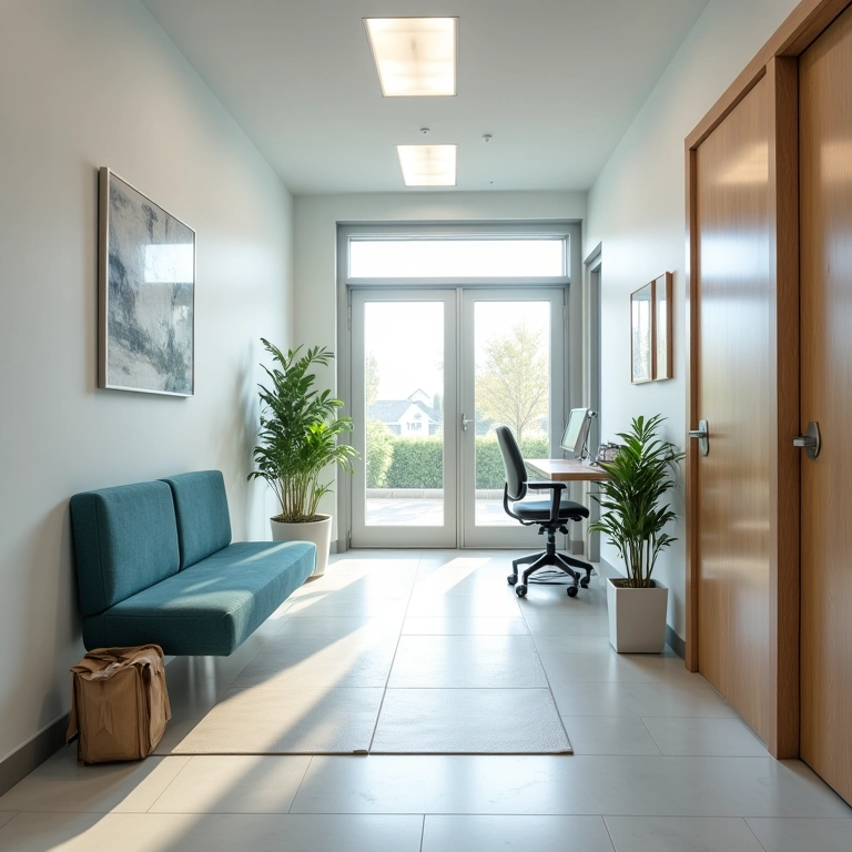 Consultório médico acessível.