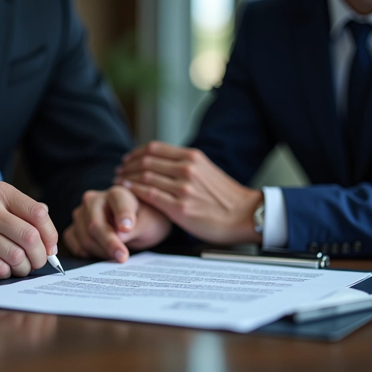 Contrato de representação comercial, detalhando a natureza do negócio.