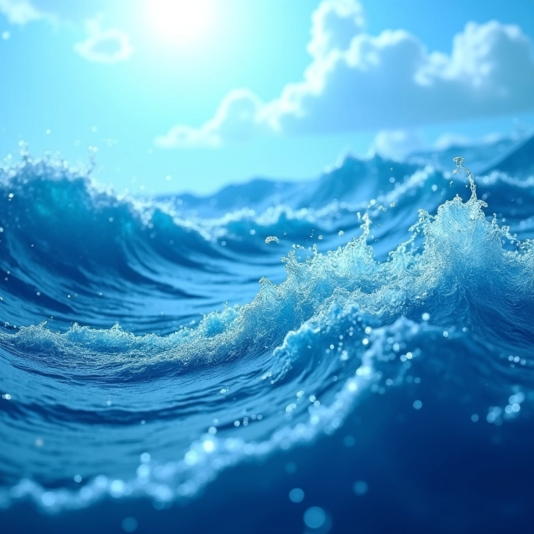 Correntes marítimas influenciadas pela salinidade.