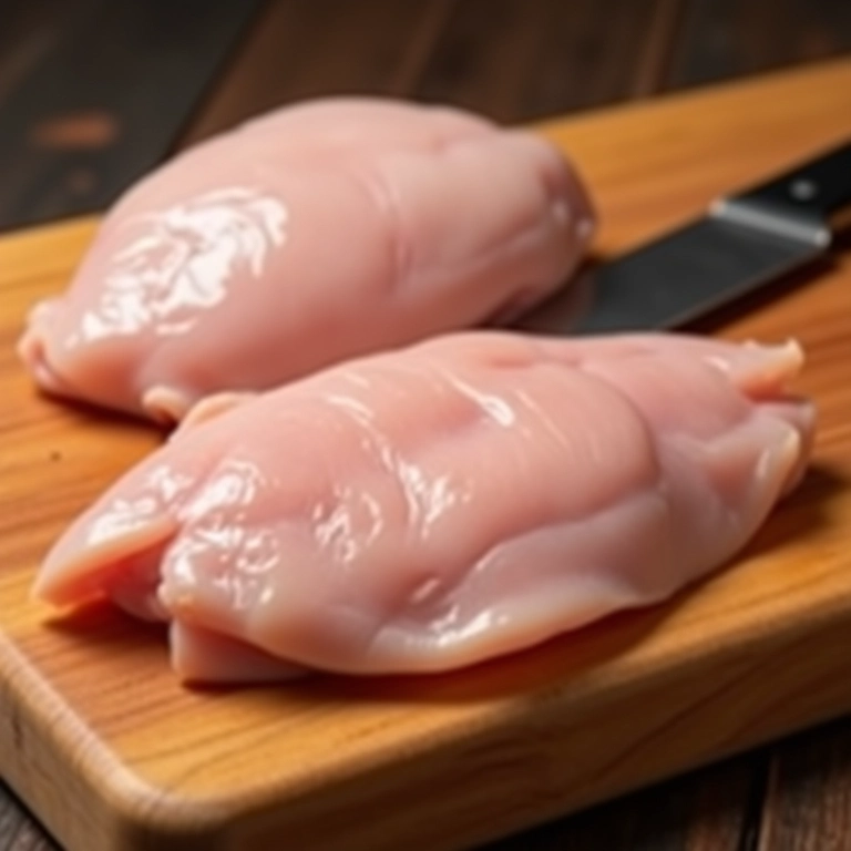 Cortes de frango: peito e coxa, para um strogonoff perfeito.