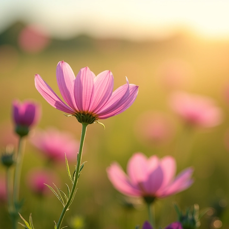Cosmos: flores silvestres e elegantes.