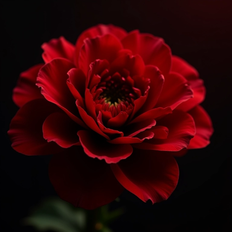 Cravos vermelho escuro simbolizando amor profundo e intenso.