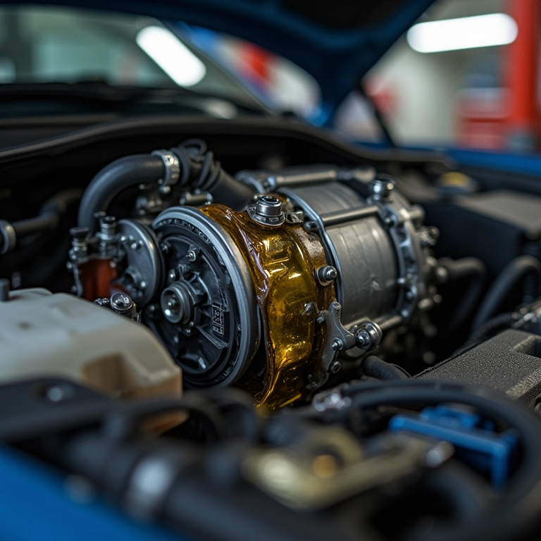 Danos no motor causados pelo uso de óleo inadequado.