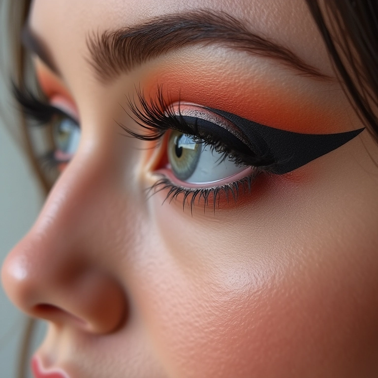 Delineadores para um traço preciso no fox eyes.