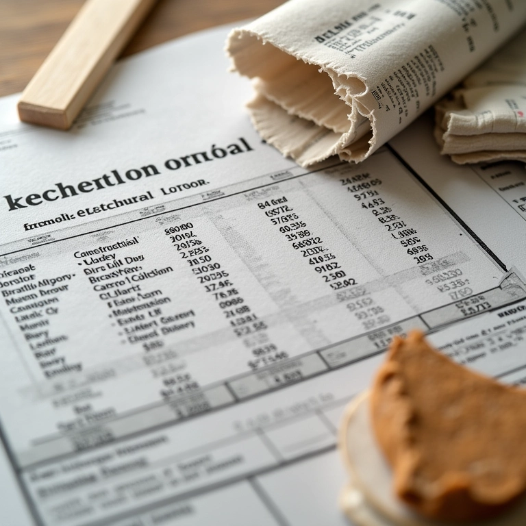 Detalhamento dos custos de construção de uma casa vernacular.