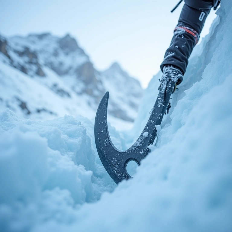 Detalhe do esforço na escalada do Everest.