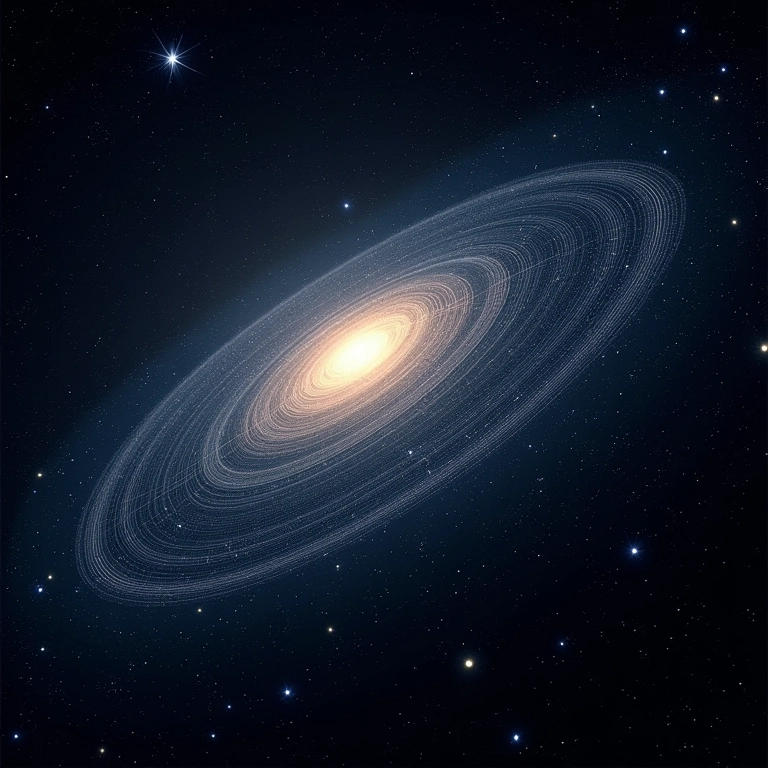 Diagrama da curvatura do espaço-tempo de Einstein.