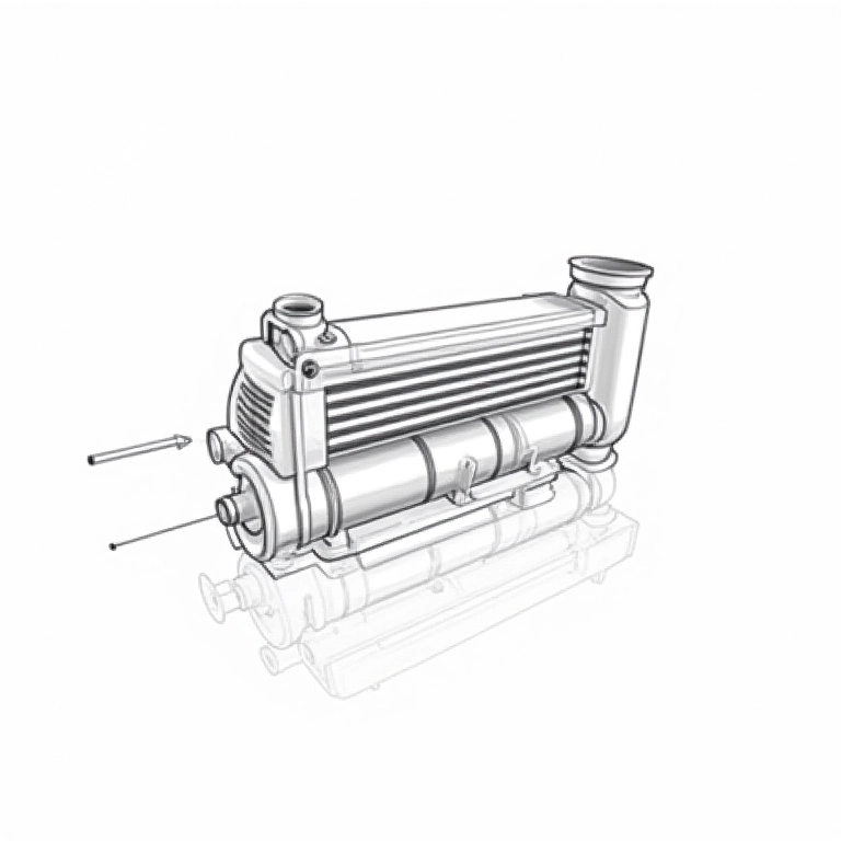 Diagrama mostrando a redução da pressão no turbo com o intercooler.