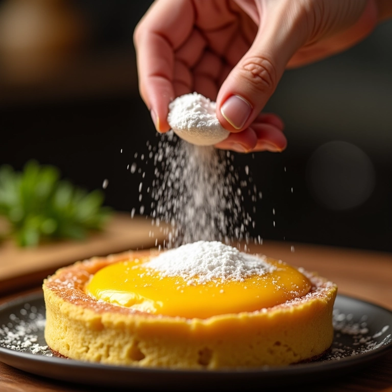 Dica da especialista: polvilhe açúcar de confeiteiro.