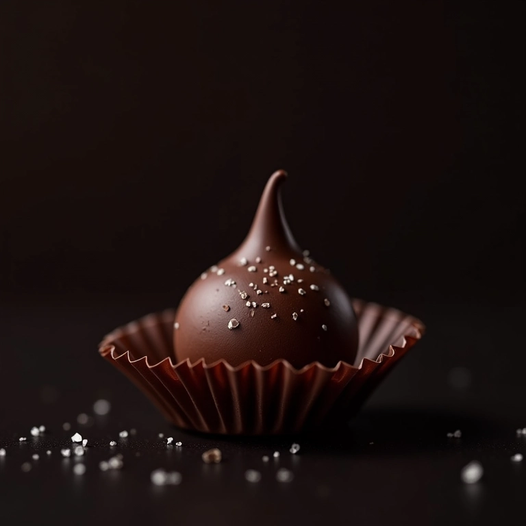 Dica de expert: flor de sal no brigadeiro de chocolate amargo.