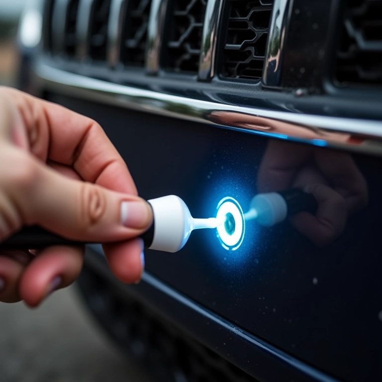 Dica extra: aplicando graxa dielétrica na lâmpada.