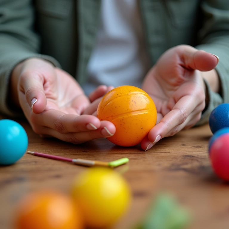 Dicas extras para cuidar das suas articulações: bola anti-stress.