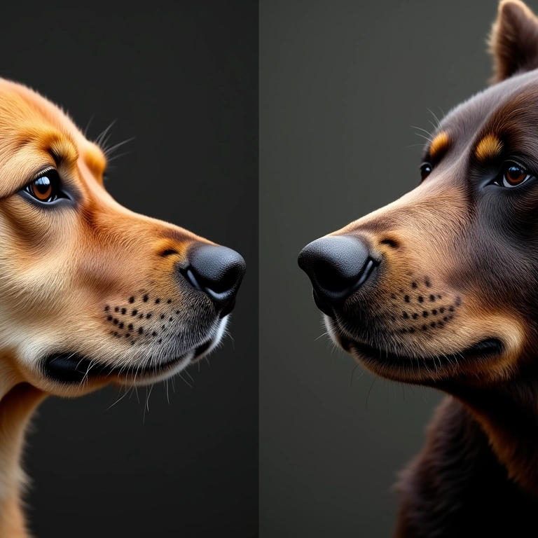 Diferença entre o olfato de um cão e de um urso.