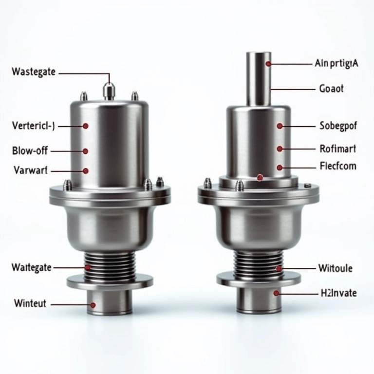Diferenças cruciais: válvula de alívio e wastegate.