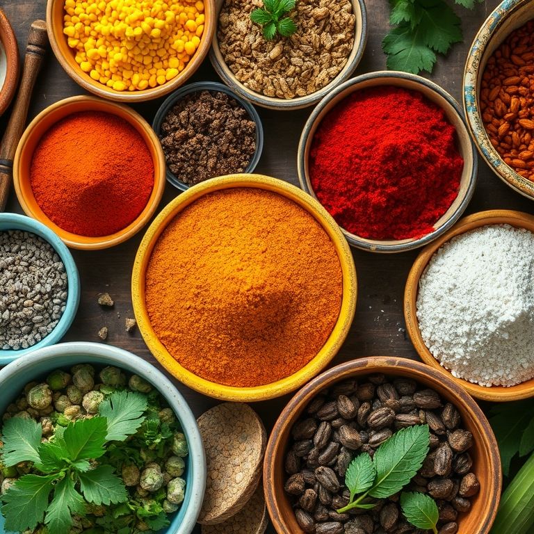 Diferentes combinações de sabores em temperos caseiros.