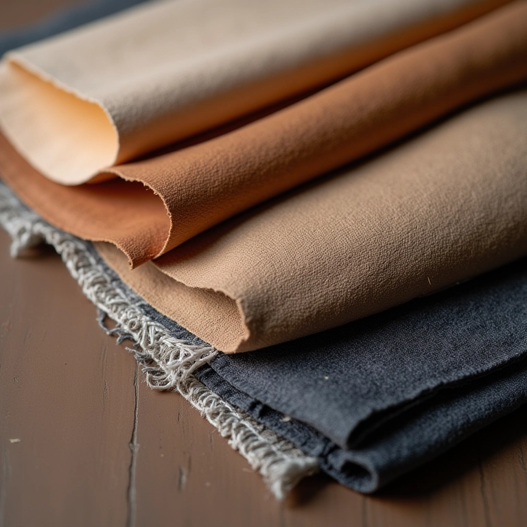 Diferentes materiais para um canto alemão: madeira, tecido e couro.