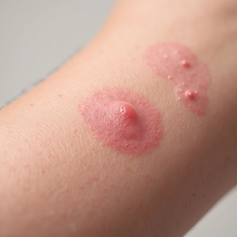 Diferentes tipos de cicatrizes atróficas: ice pick, boxcar e rolling.