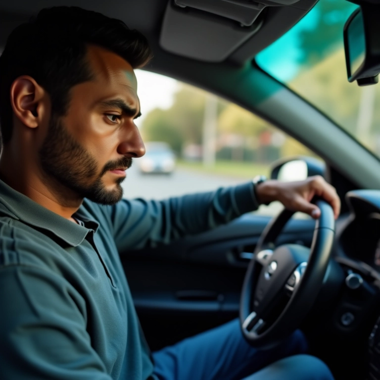 Dificuldade para ligar o carro por problema na correia.