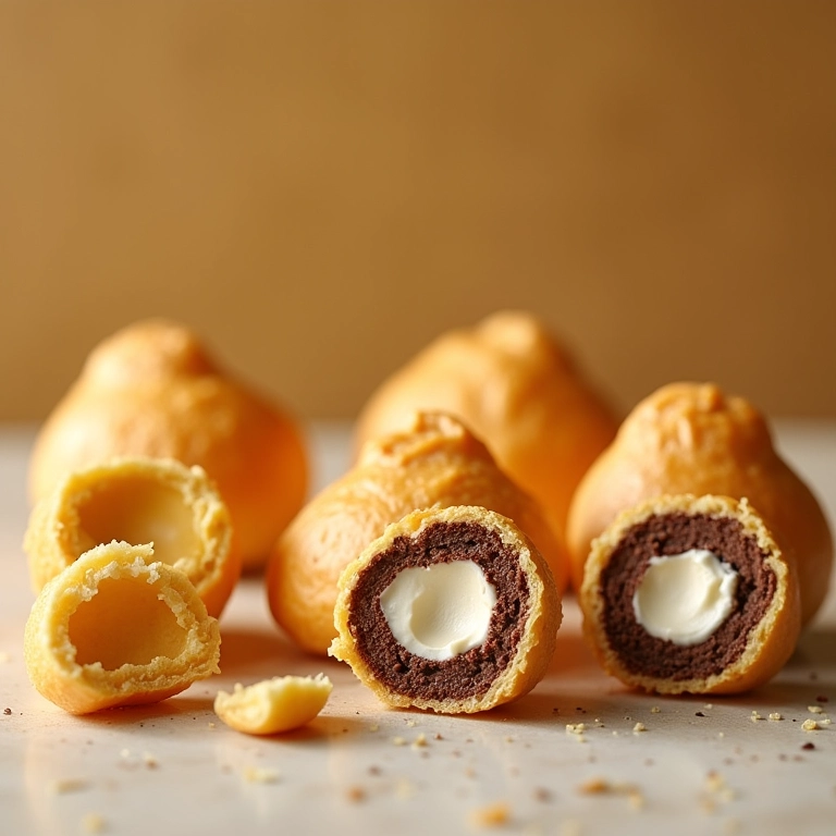 Diversos recheios para pão de mel: doce de leite, brigadeiro e creme de coco.