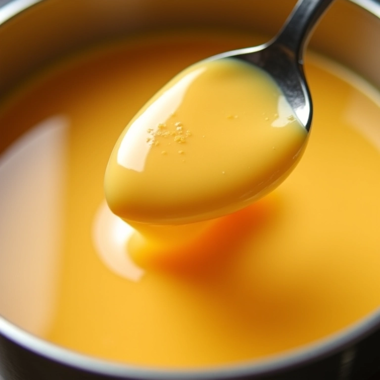 Doce de leite açucarado com cristais de açúcar visíveis.