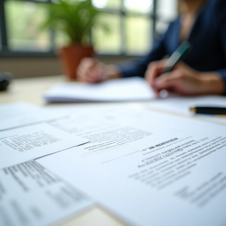 Documentos de formalização de empresa: CNPJ, alvará e contratos.