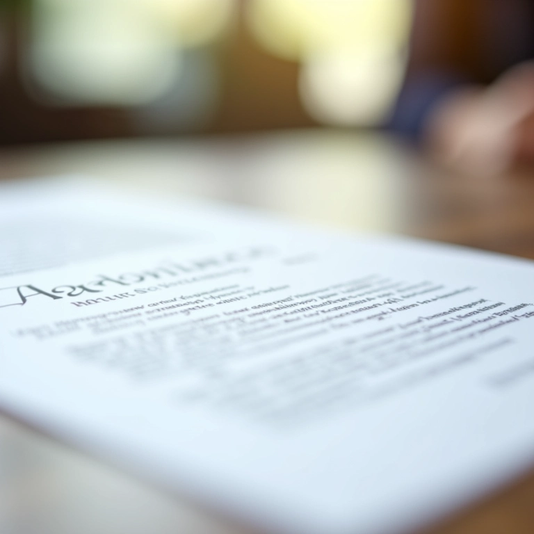 Documentos sobre a mesa, representando documentos necessários para formalizar união estável no cartório.