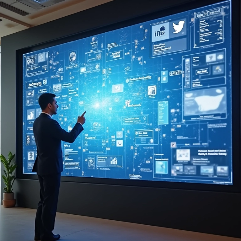 Embaixada utilizando mídias sociais para diplomacia digital.