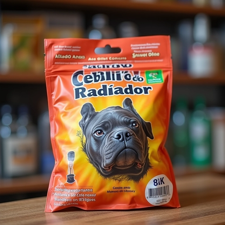 Embalagem do cebolão do radiador da marca Iguaçu com etiqueta de preço.